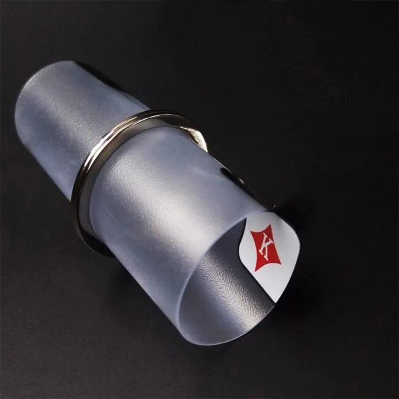 Playing Cards with Transparent PVC Plastic Waterproof Poker Card with A Box Perfect for Blackjack Euchre and Other games — image 3