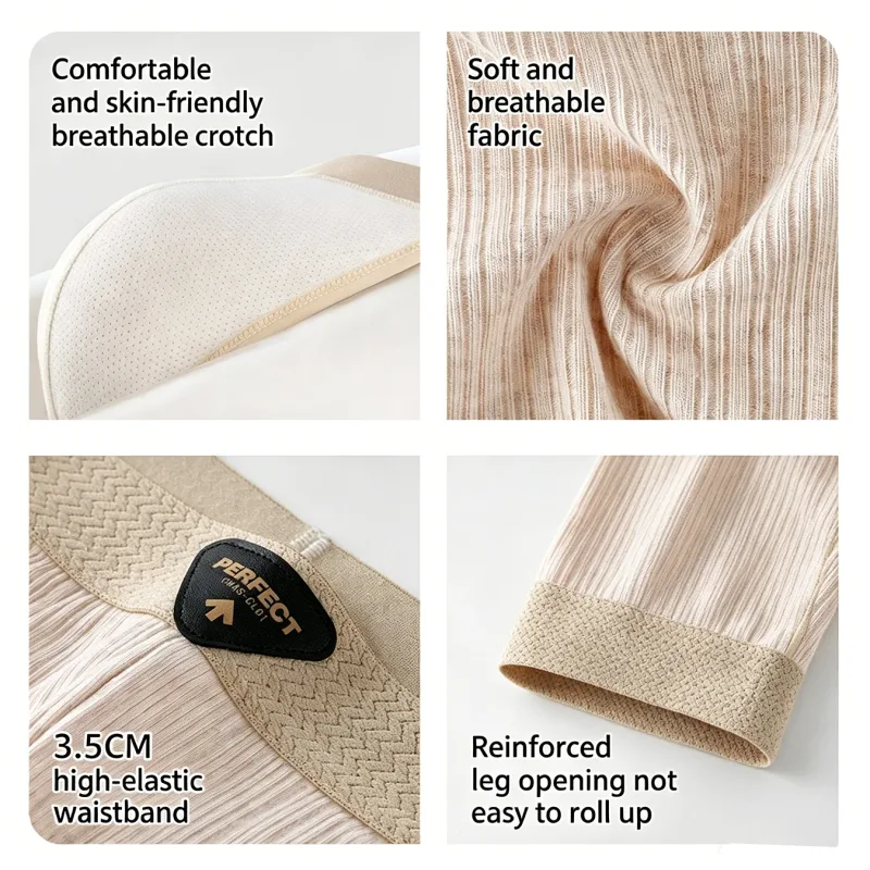4 pezzi / set slip in cotone da uomo alla moda U sacchetto convesso intimo morbido e traspirante mutandine a triangolo a vita media Plus Size L-4XL