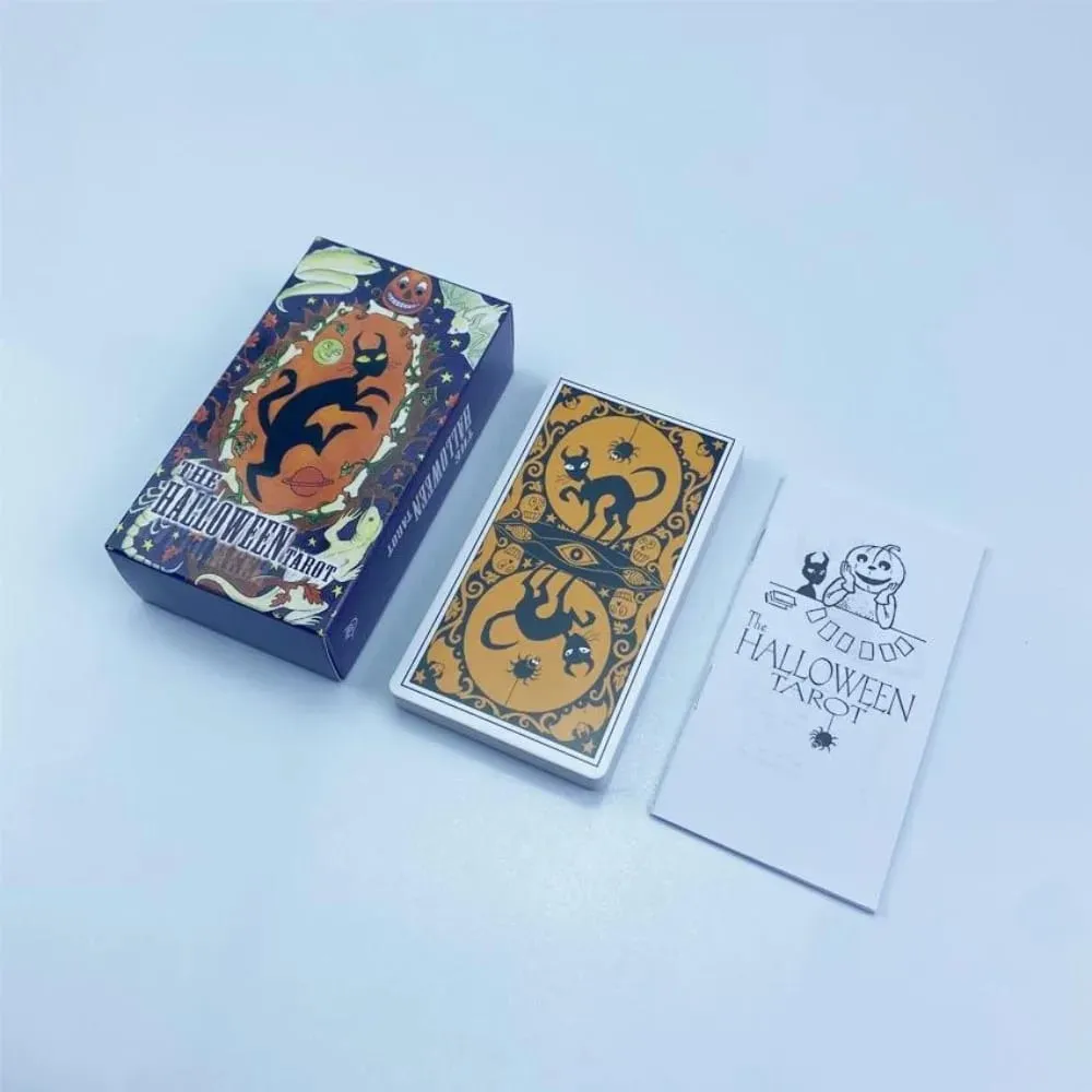 11.3x6.3cm The Halloween Tarot Deck Card Game Paper Manual — image 4