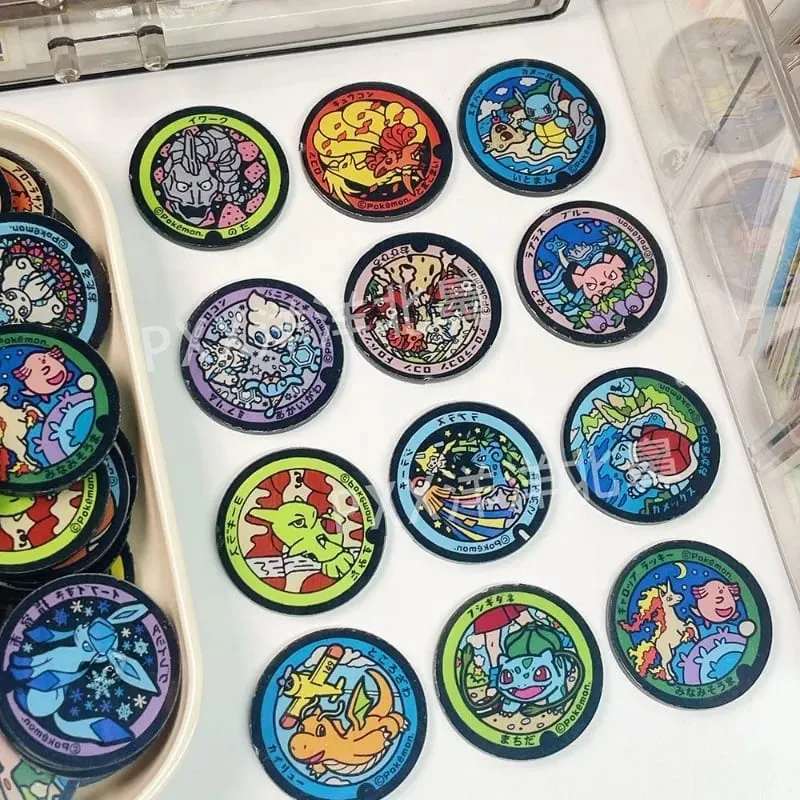 4cm Pokemon Acrylic Round Piece Diy High-looking Cute Cartoon Peripheral Unmaterial Handmade Pp Clip Accessories Pikachu — image 5