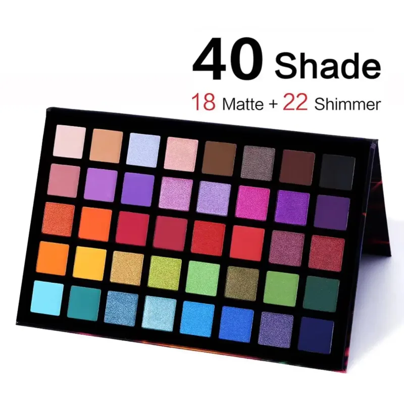 40 Colors Eyeshadow Palette Matte Shimmer Eye Shadow Shine Glitter for Eyes High Quality Professional Makeup Korean Cosmetics
