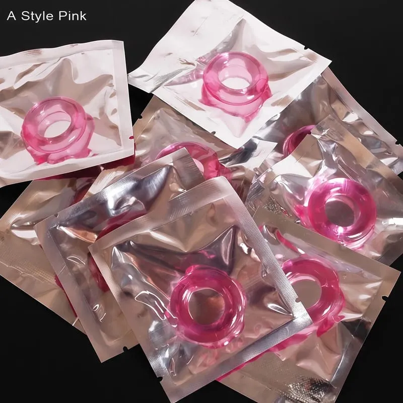 Intimate Goods For Men 5-100PC Καθυστέρηση εκσπερμάτωσης Κλείδωμα σιλικόνης Δαχτυλίδι σπέρματος σεξ Παιχνίδι για ενήλικες Ερωτικό δαχτυλίδι κόκορα Εξωτικό αξεσουάρ