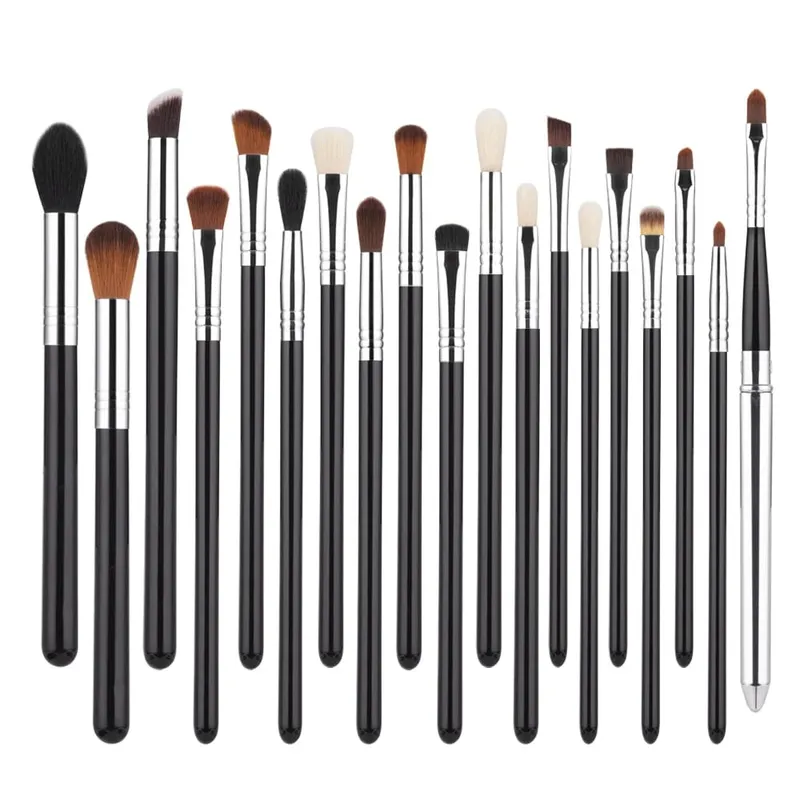 19pcs Full Eyeshadow Brushes Set Eye Brush Foundation Contour Concealer Cosmetic Makeup Brush With Bag — image 7