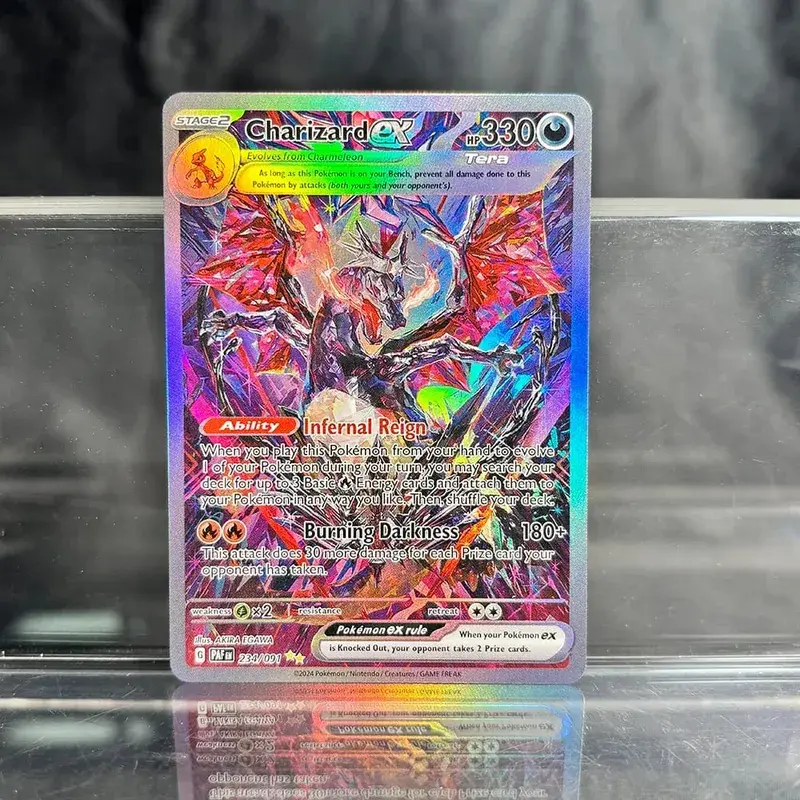 Holographic Game Trading Collection PTCG Proxy Cards Charizard Pikachu Mew EX Singl PKM Foil Cards Gengar VMAX Skyridge (SK) — image 13