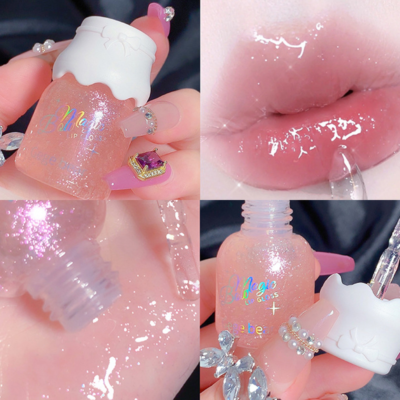 Butterfly shaped milk can lip balm moisturizes and moisturizes the mirror surface with a shimmering and pouty lips — image 8