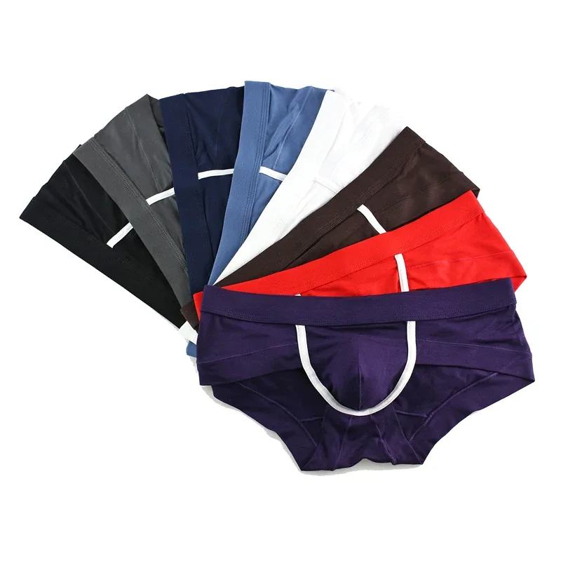 Men's Sexy Comfortable Low Rise Boxer Briefs Bulge Pouch Underwear Underpants Man Lingerie Panties 1pc — image 30