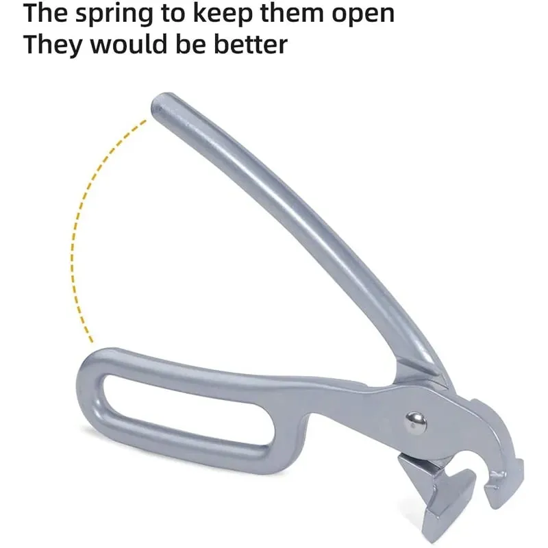 Pizza Pan Gripper Cast Aluminum Anti-Scald Baking Pan Gripper Bowl Pot Plate Pizza Oven Pliers Gripper Clamp Clip JT144