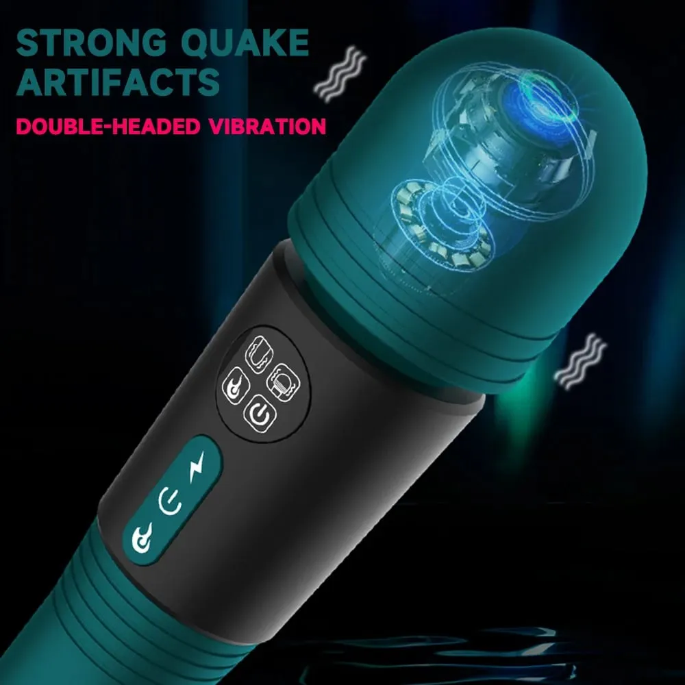 Double-Headed Women Vibrator AV Magic Wand G-Spot Vagina Nipple Stimulator Dildo Erotic Masturbator Massage Sex Toys for Couples — image 5