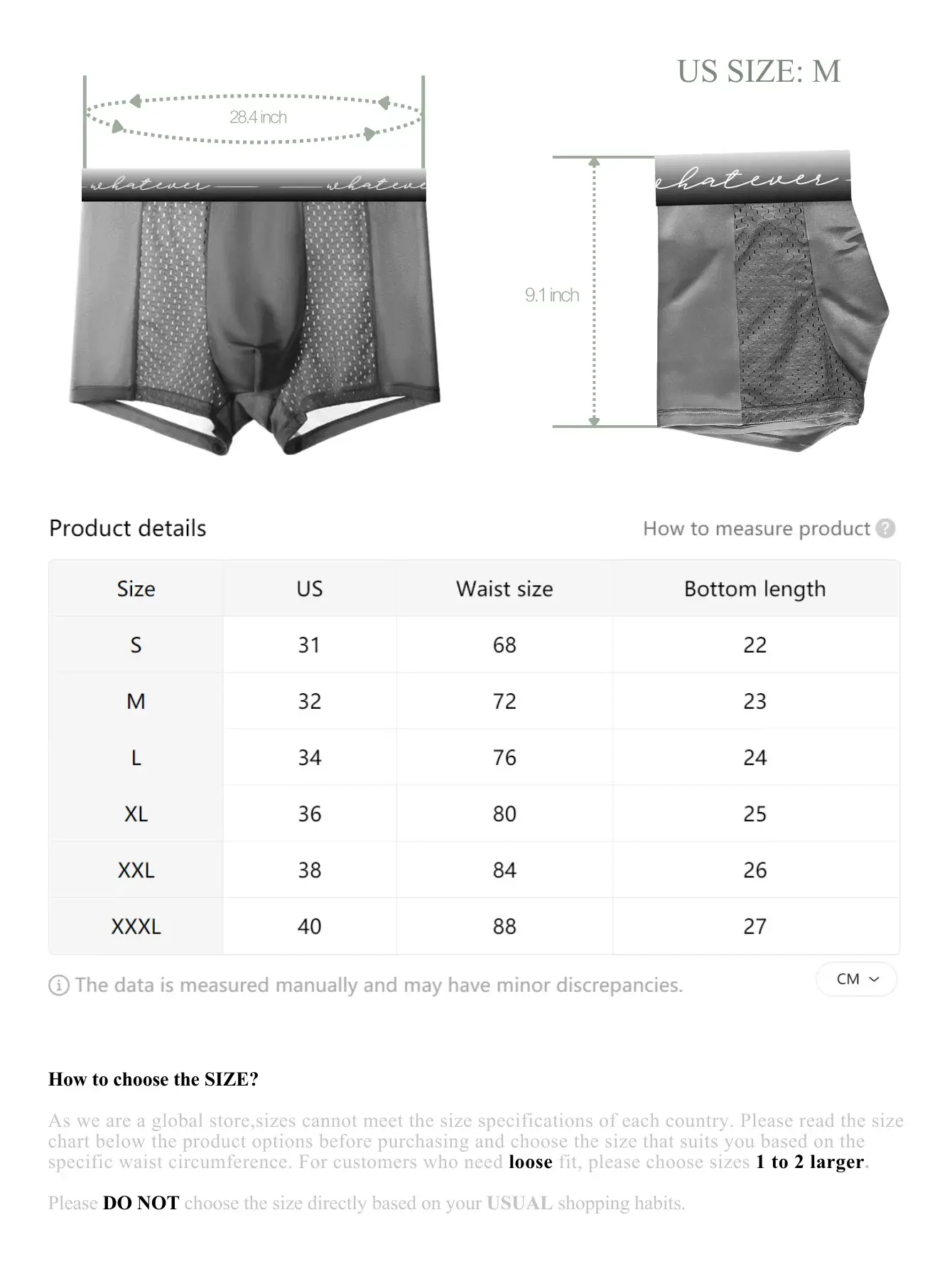 1PC ตาข่ายผ้าไหมน้ำแข็งกางเกงขาสั้นผู้ชายชุดชั้นในกางเกง Breathable วัยรุ่นกางเกงไม้ไผ่ชุดชั้นใน PLUS ขนาดไม่ว่าจะพิมพ์ — image 1