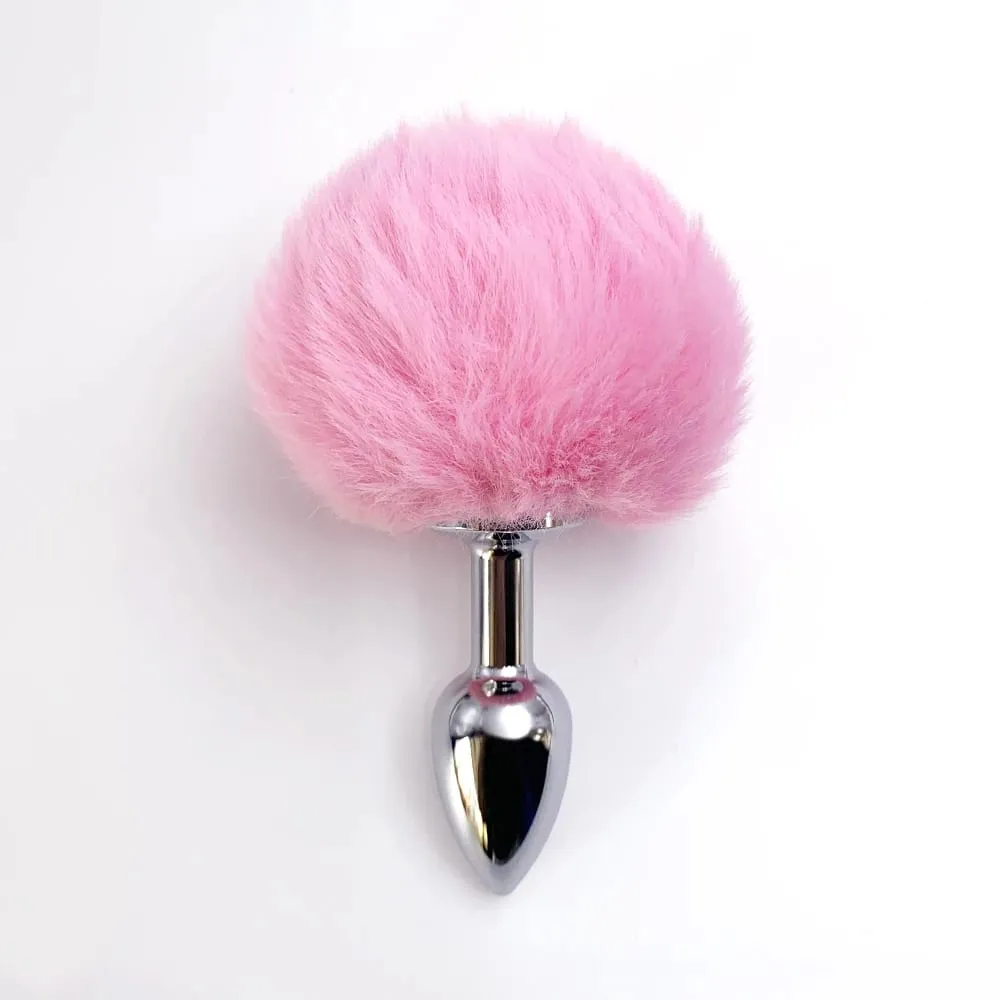 5 Colors 5 Sizes Stainless Steel Rabbit Tail Butt Anal Plug Sex Toy Adult Women Male Sexy Couple Toys Adults Fun Gay Dildo Gifts — image 6