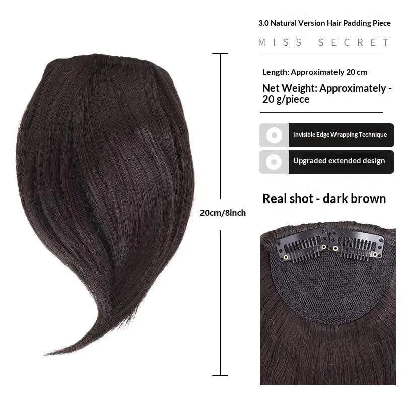 Synthetischer High-Crown-Haaraufsatz für Damen mit unsichtbarem Clip-In-Design. Natürlich aussehendes Volumen – für schütteres Haar — image 8