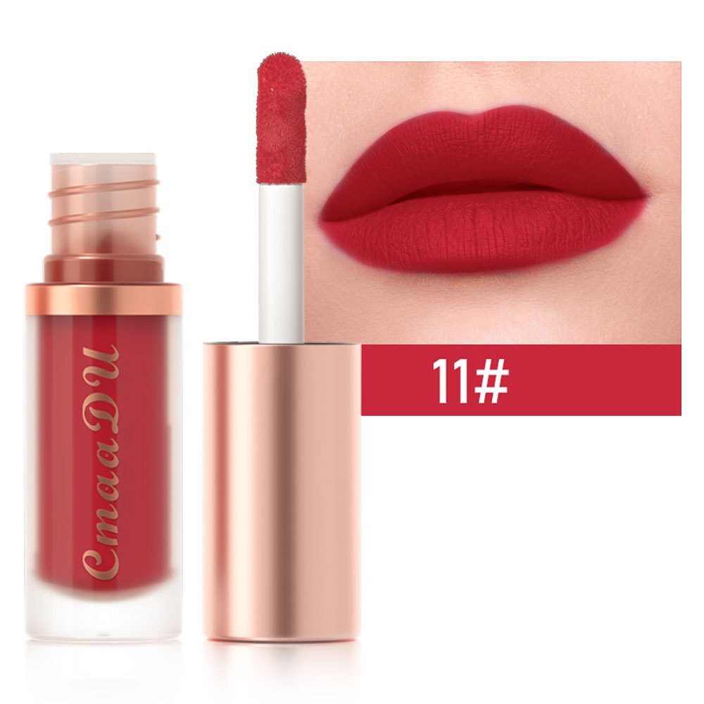 1pcs Waterproof Matte Velvet Lip Glaze Moisturizing Long Lasting Non-stick Cup Not Easy To Fade Lip Gloss Lipstick Makeup — image 17