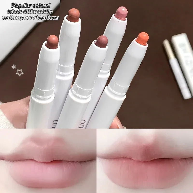 Matte Lip Liner Pencil Waterproof Multi-use Smooth Velvet Lip Outline Lipstick Pen Shaping Plump Lips Contour Lasting Lip Makeup