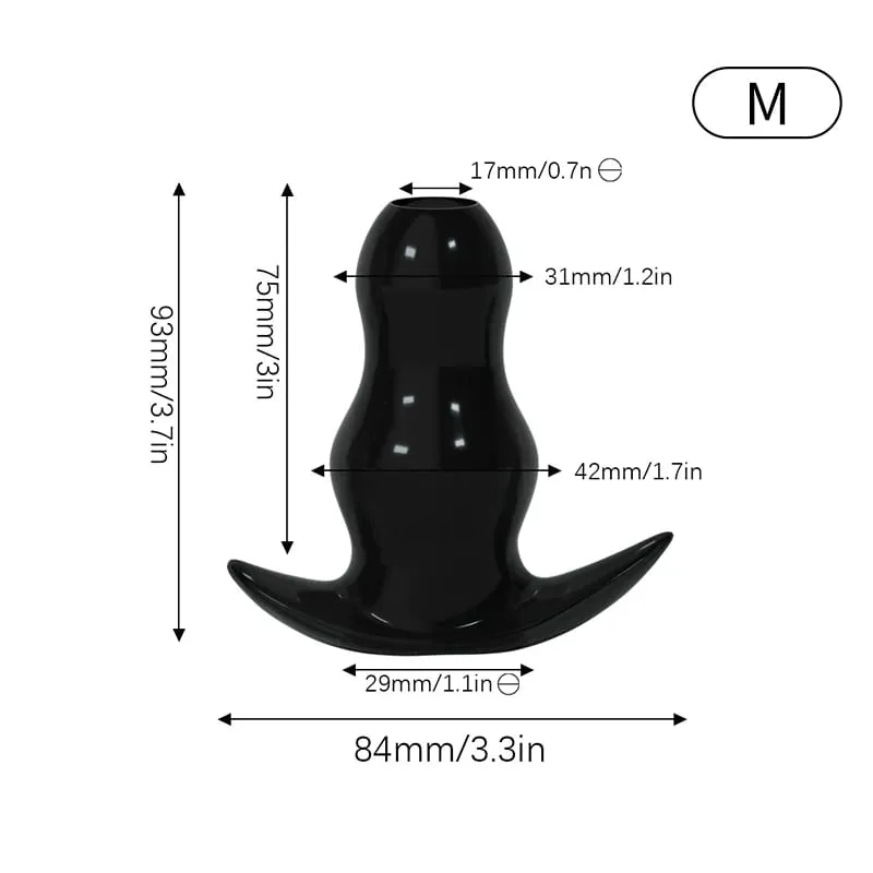 5 Sizes Hollow Anal Plug/Dilator/Dildo Soft Speculum Prostate Massager Butt Plug Set Intimate/Enema Sex Toys For Women Men Gay — image 12
