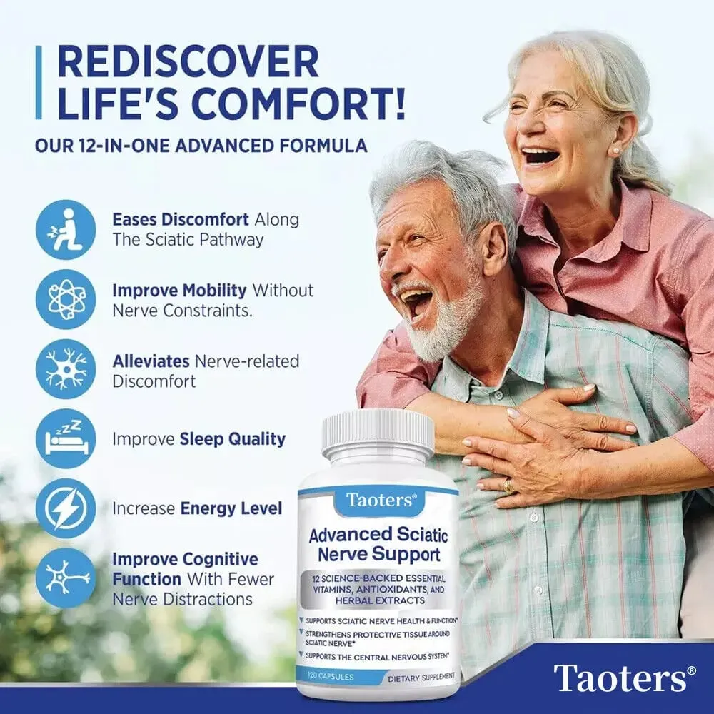 Advanced Sciatica Support Relief: Alpha Lipoic Acid Vitamins Benfotiamine - Sciatica Supplements