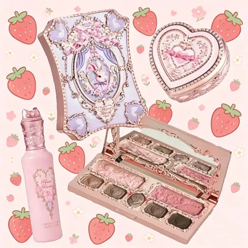 Flower Knows Makeup Gift Set Pearl Shimmer Eyeshadow Velvet Matte Lip Mud Waterproof Blush Long-Lasting Concealer Cosmetics Kit — image 2