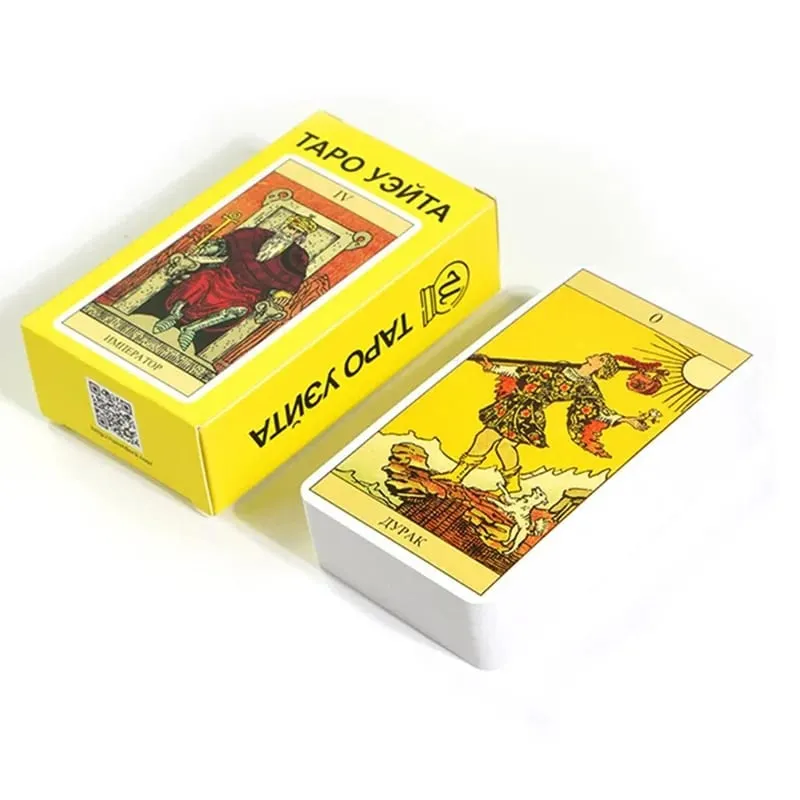 Tarot Cards Rider Waite Tarot Board Game Divination Cards Oracle Russian Spanish English Version for Beginners Party Game Toy
