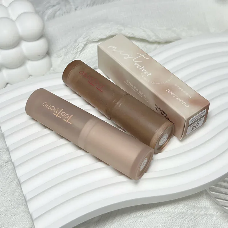 6-color Matte Velvet Lipstick Silky Texture Without Drying Easy To Apply Long-lasting Non-stick Velvet Mist Lipstick