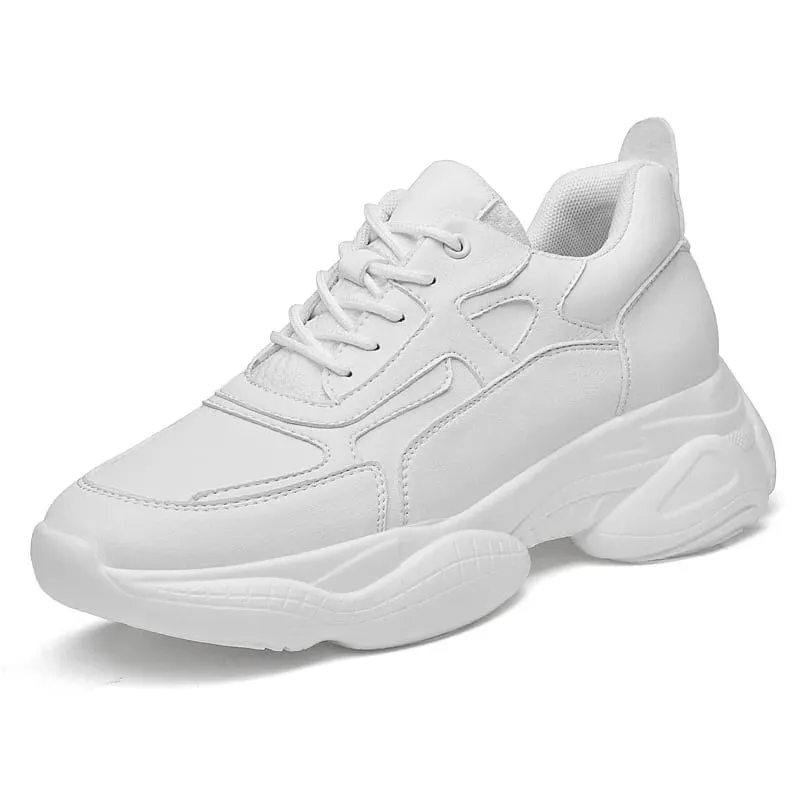New style invisible height-increasing men's shoes 10CM trendy men's sports and casual shoes