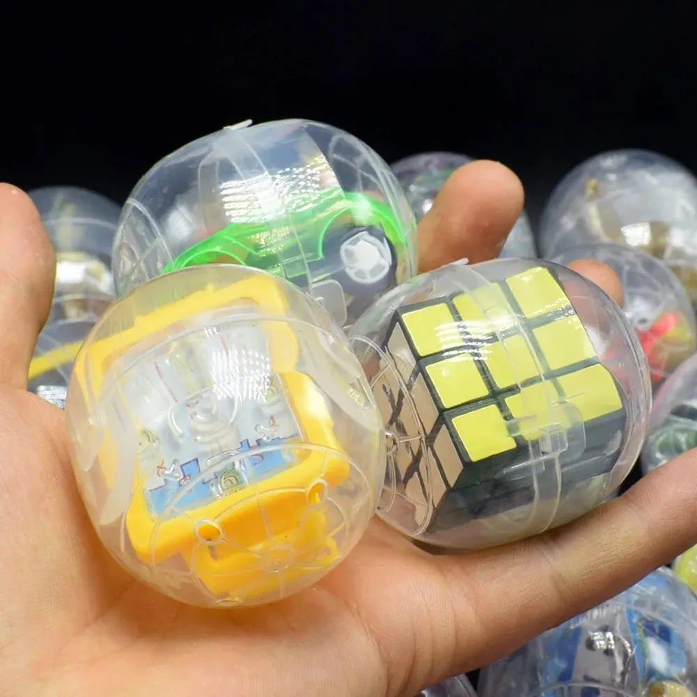 20PCS Gachapon Machine Transparent Gachapon Toys Creative Coin-Operated Gachapon with Random Doll Toys Children's Birthday Gift — image 3