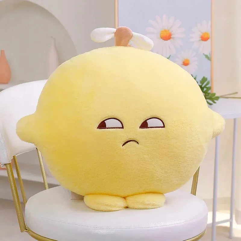 50cm Fun Lemon Pillow Soft Comfortable Cartoon Plush Toys My Boss Same Style Cute Home Dolls Decoration Men Women Birthday Gifts — image 3