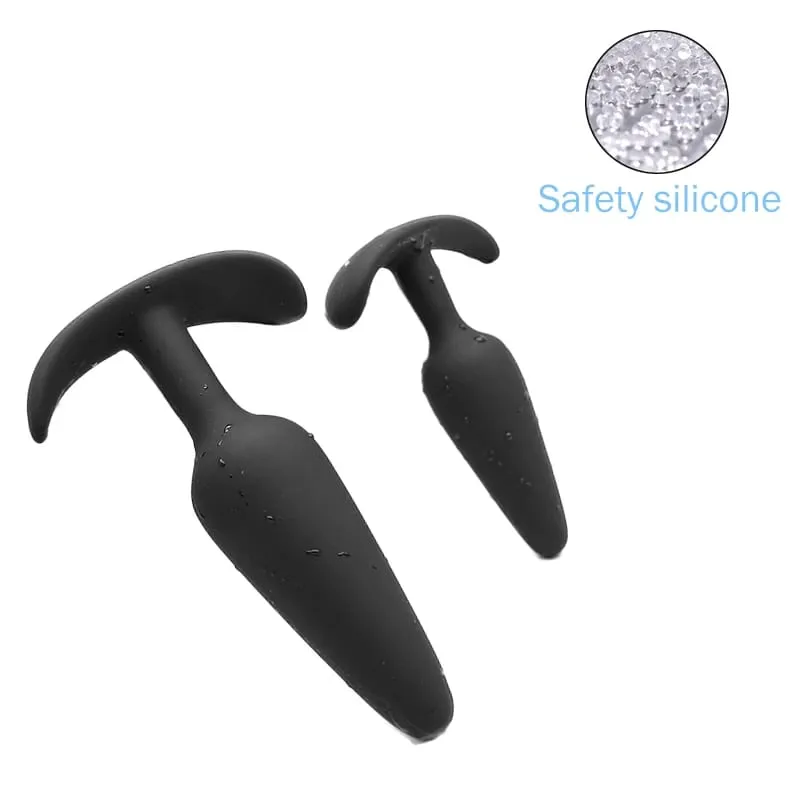 100% Safe Silicone Dildo Anal Plugs Butt Plug Unisex Sexy Stopper 3 Different Size Adult Sex Toys for Men/Women Trainer Massager — image 4