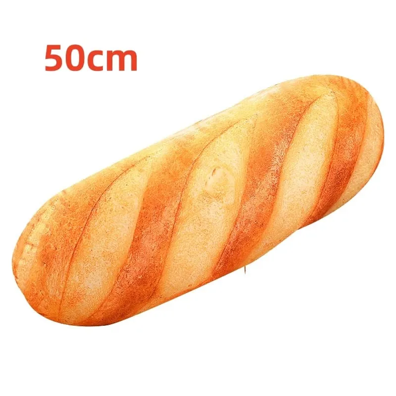 Giant Bread Plush Long Pillow Toy Soft Funny Simulation Food Toy Creative Cushion Birthday Present Christmas Gift — image 11