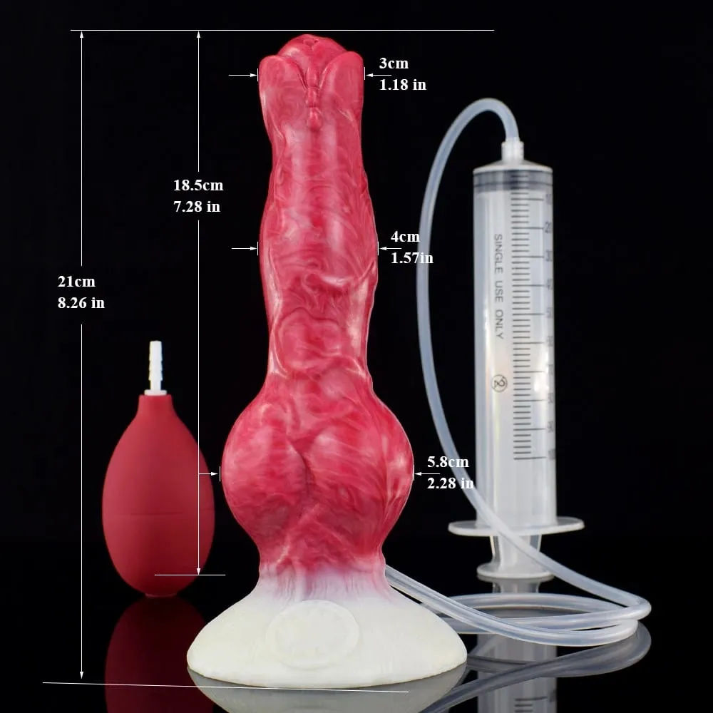 Ejaculation Anal Plug สุนัข Knot Dildo ที่มี Strong Sucker กระตุ้นช่องคลอด Squirting อวัยวะเพศชายเร้าอารมณ์ผู้ใหญ่ของเล่น 18 + — image 6