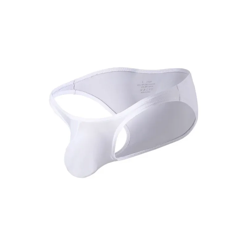 Slip Ultra-fin en soie glacée à séchage rapide, taille basse, sous-vêtements sans couture pour hommes, pochette en U, Lingerie en maille, culotte de voyage — image 2