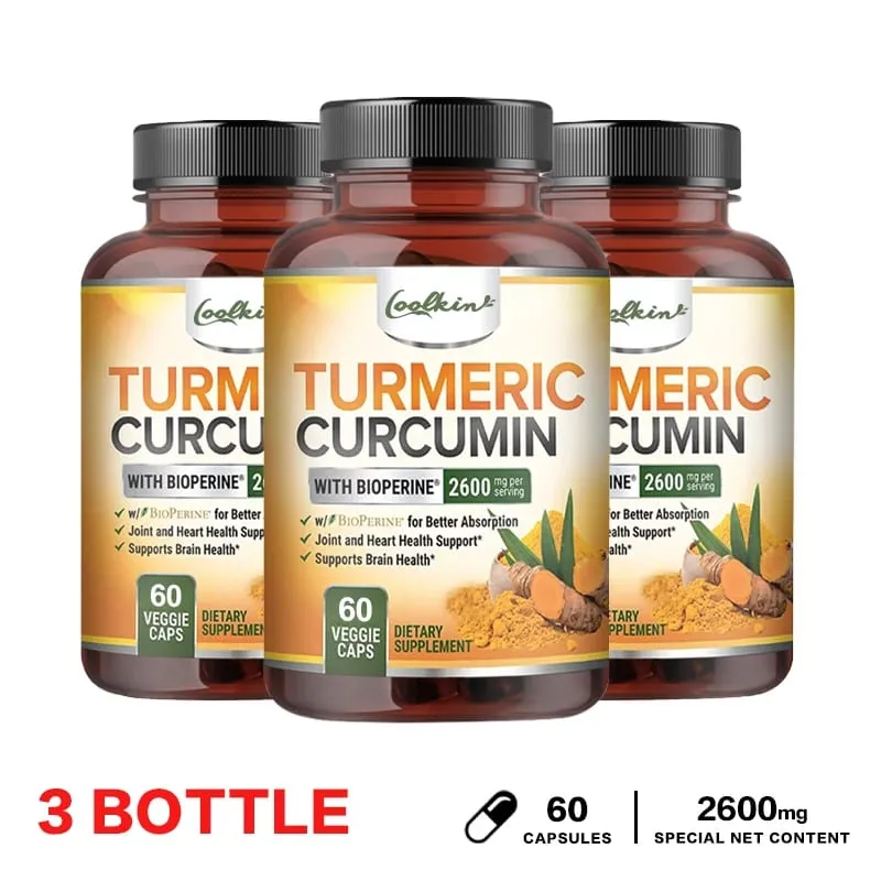 Curcumin Capsules Natural Joint Support with Black Pepper - Relieve Joint Pain — image 10