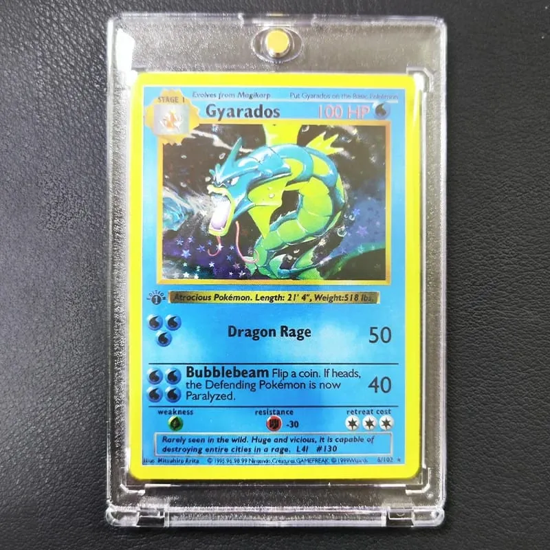 DIY Collection Cards with Card Brick 1996 1st Edition Flash Cards Game Anime Shining Cards Gift