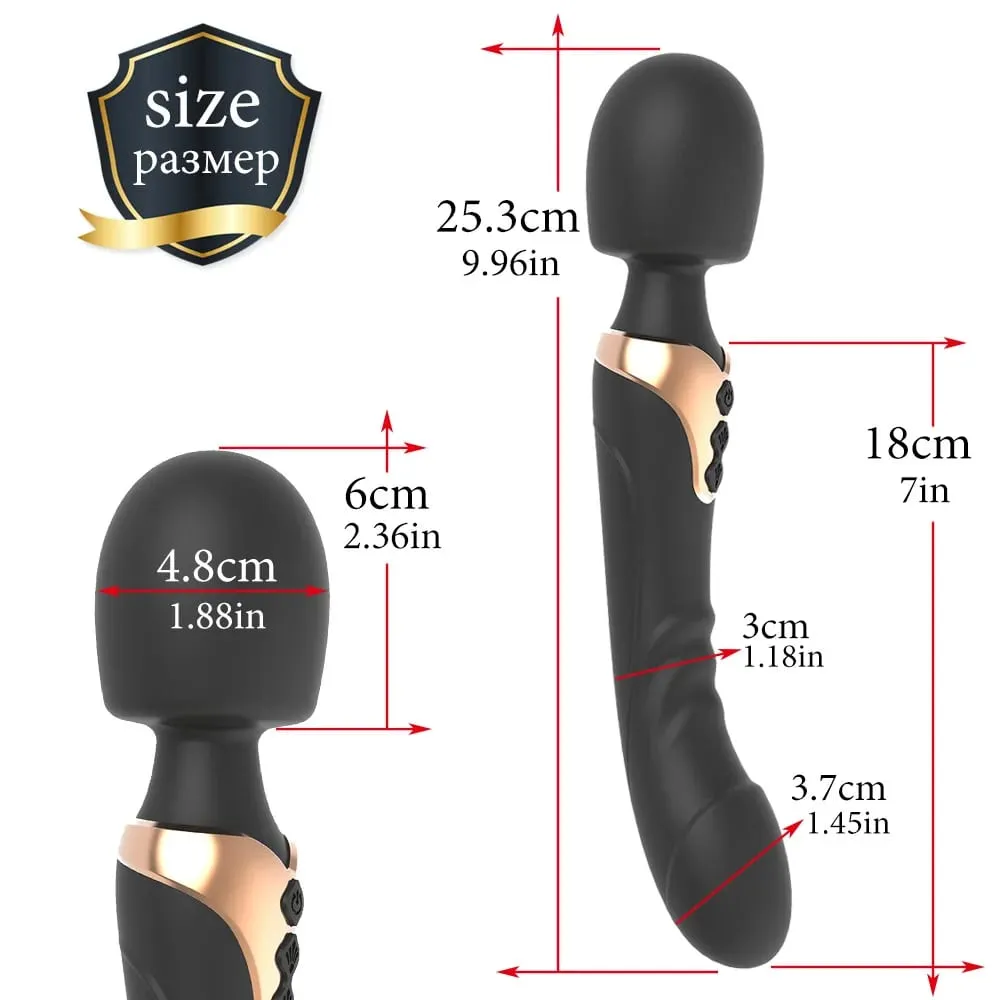 Femmes puissant AV godes vibrateur baguette magique 10 Modes stimulateur de Clitoris G Spot vagin mamelon masseur jouets sexuels pour adultes pour les femmes — image 6