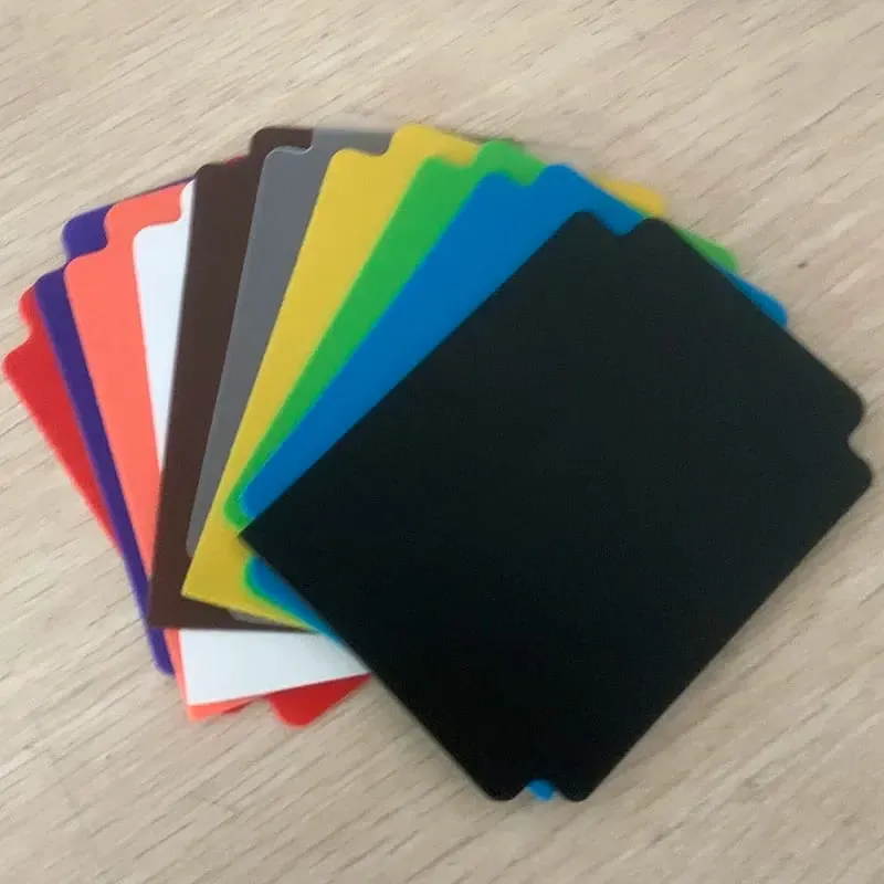 10 unids/set Multicolor PP tarjeta divisora accesorios para juegos de cartas — image 1