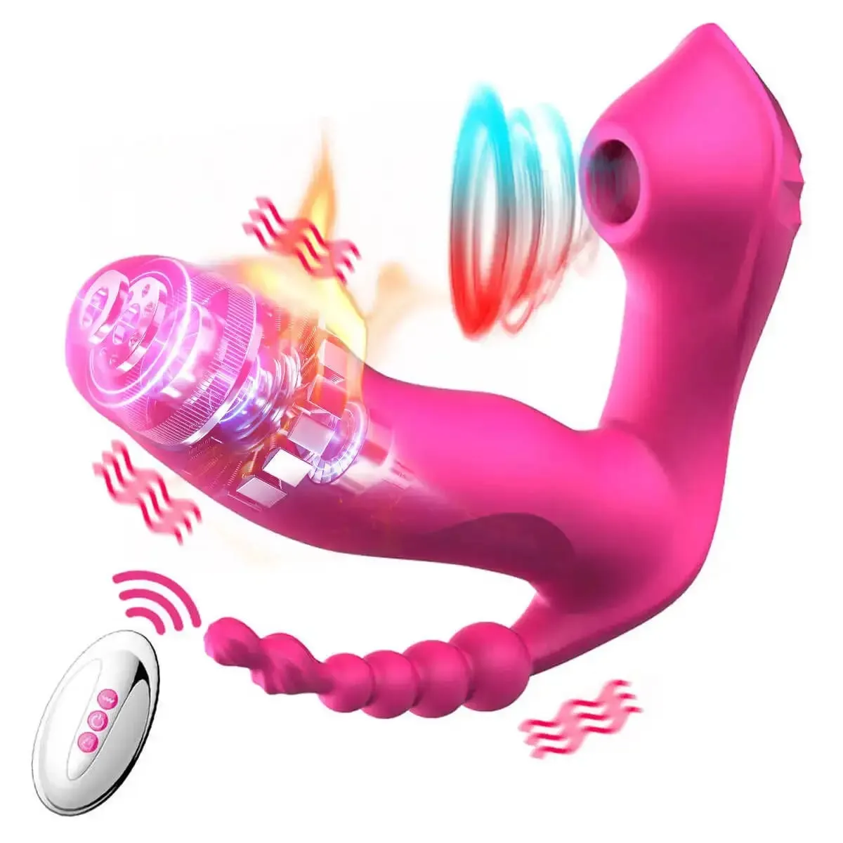 Trådløs kontrol Dildo Vibrator G-Spot Massage Vaginal Vibrator Klitoris Sutte Stimulator Bærbar Voksen Sexlegetøj Kvinder — image 1