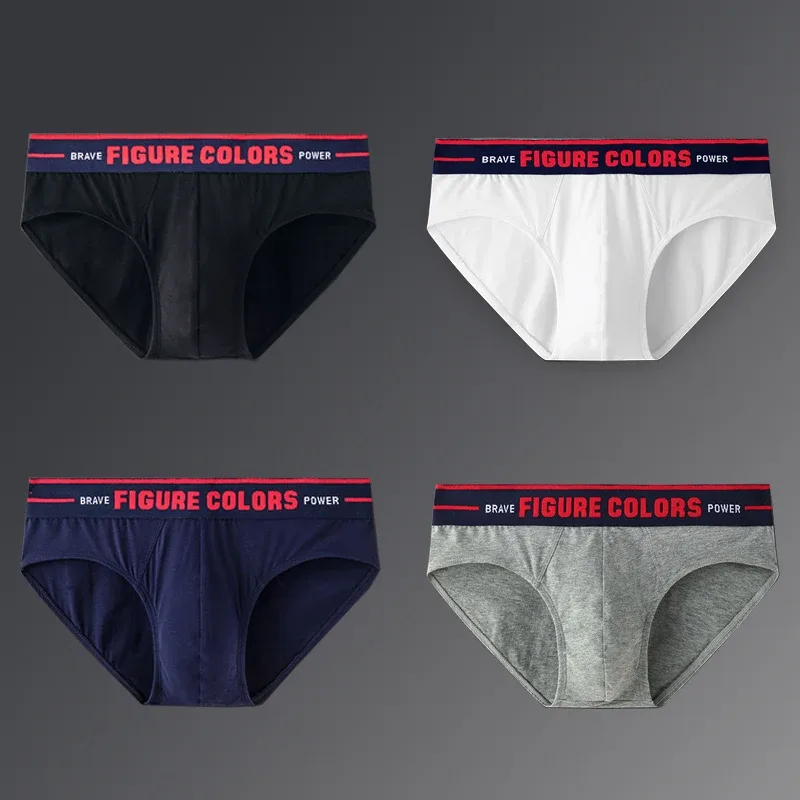 4pcs Men's Briefs Underwear Sexy Antibacterial Men's Panties Underpants Male U Convex boxer briefs for Man Absorbent Elastic — image 39