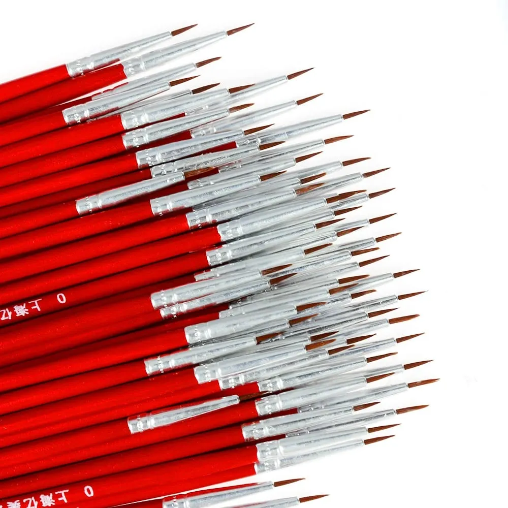 10Pcs Fine Hand Painted Thin Hook Line Pen Drawing Art Pen Nylon Brush Makeup Eyeliner Pen Detail Brush Cosmetics Art Supplies — image 2