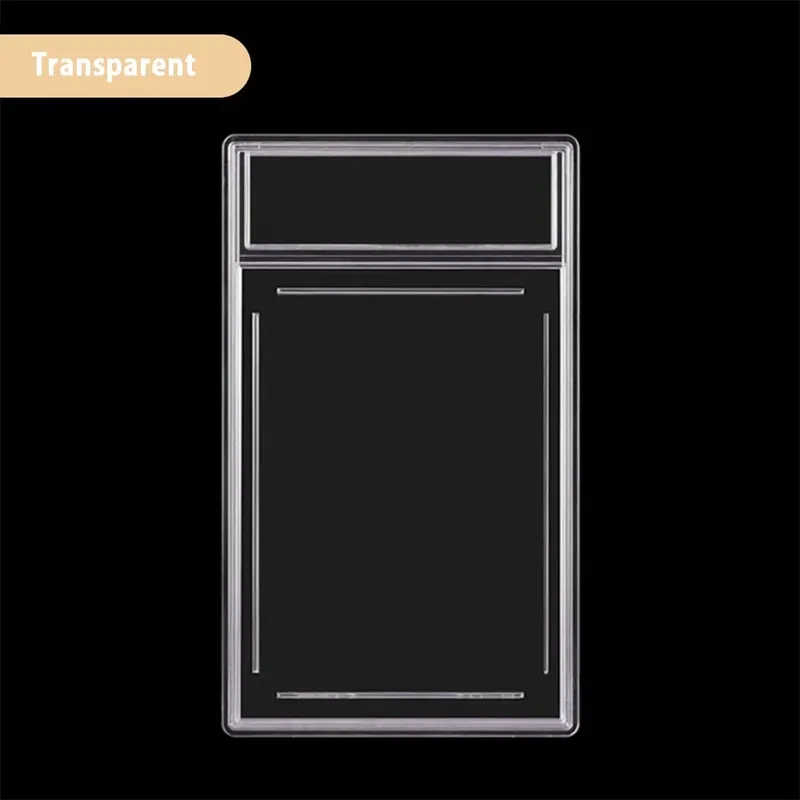 5PCS Frosted Frame and Transparent Type Storage Anti-UV Card Brick for Collector-Grade Protection for Card Slabs — image 4
