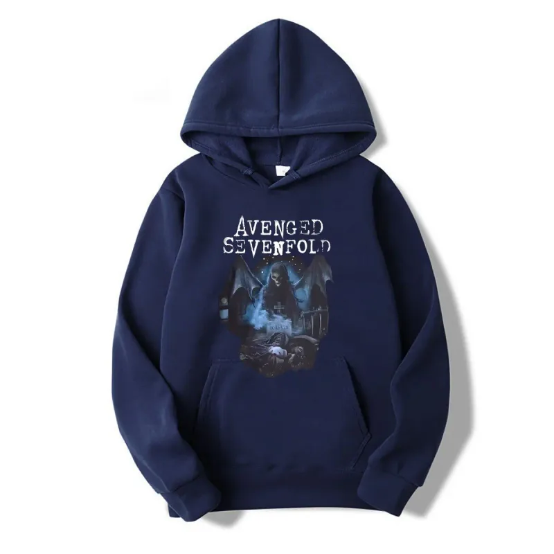 Hoodie Avenged Sevenfold Recurring Nightmare lengan panjang