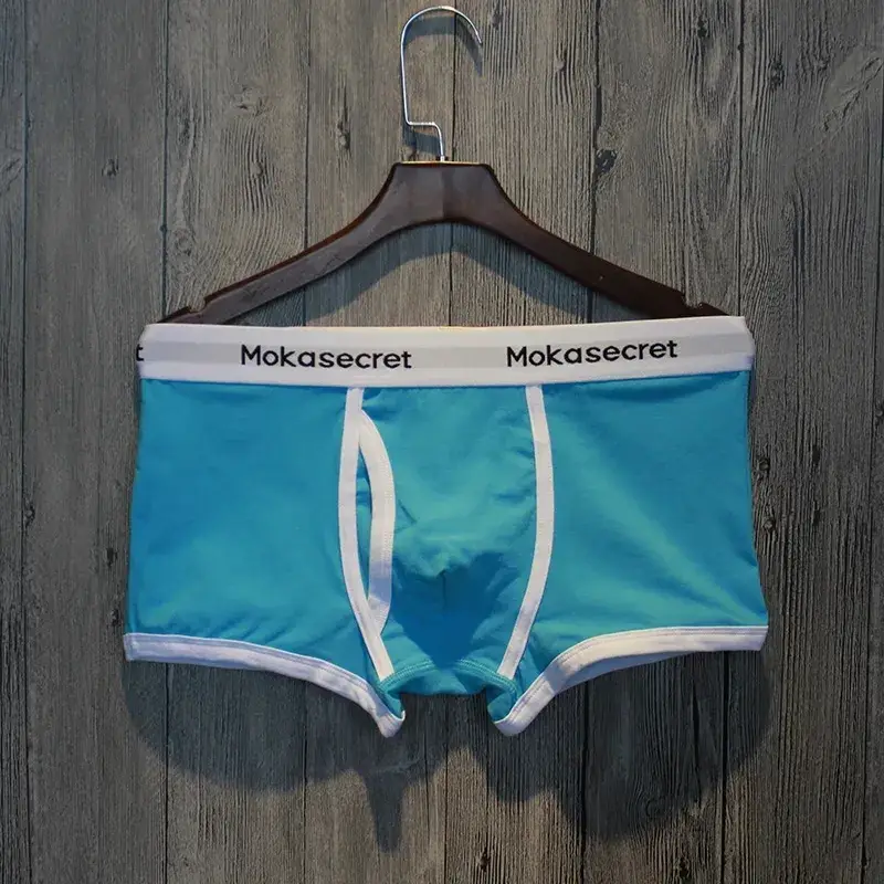 Men's Cotton Boxer Underwear Men's Fashion Letter Belt Underpants Breathable Soft Comfortable Male Panties Shorts — image 13