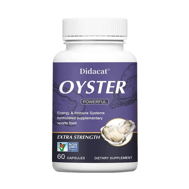 Oyster Extract - Support Athletic Performance Motivation and Immunity Nutritional Supplement 120 Capsules — image 8