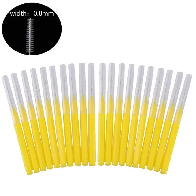 20Pcs Mini Eyebrow Brush Brow Perm Brush Disposable Brow Lifting Brushes Bendable Micro Eyelash Brush Applicators Makeup Tools — image 9