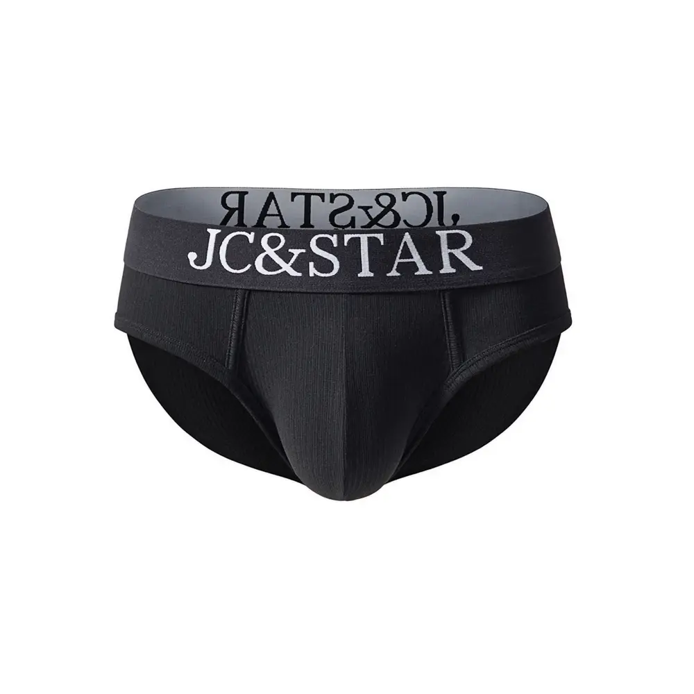 Sous-vêtements athlétiques à coupe haute pour hommes, slips en coton côtelé, confort de sport, Bikini Slip Tanga pour hommes — image 12