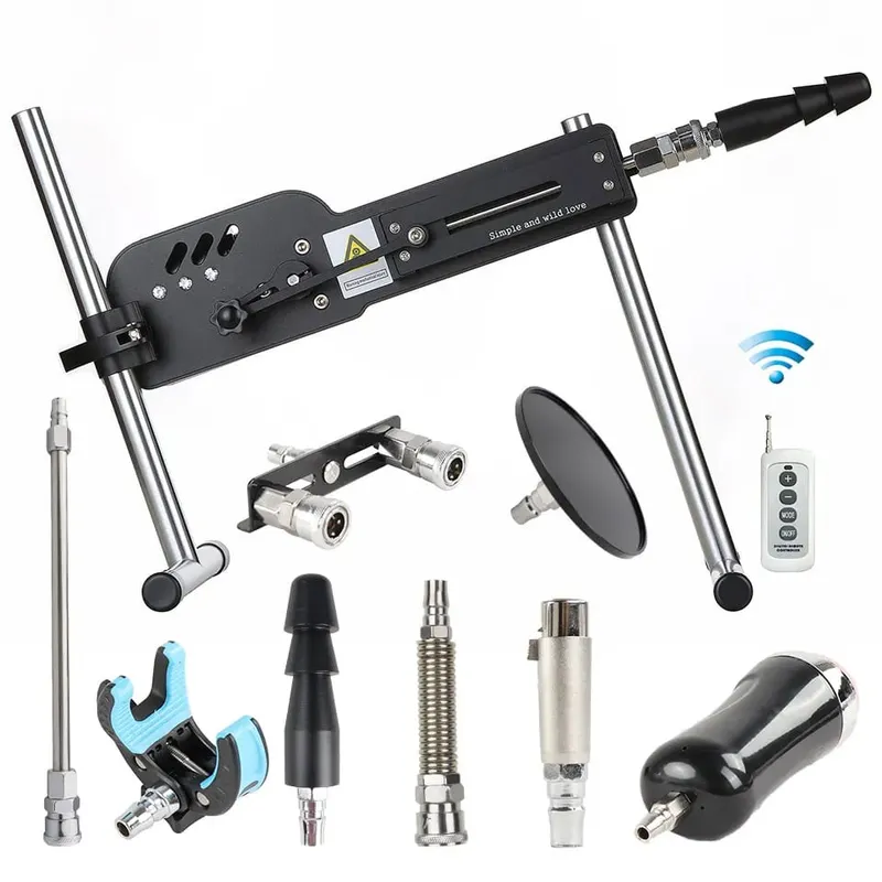 Upgrade Sex Machine with Remote Control Super Silent Ultra Adjustable Vac U Lock 30db 70W Love Machine with Free Big D