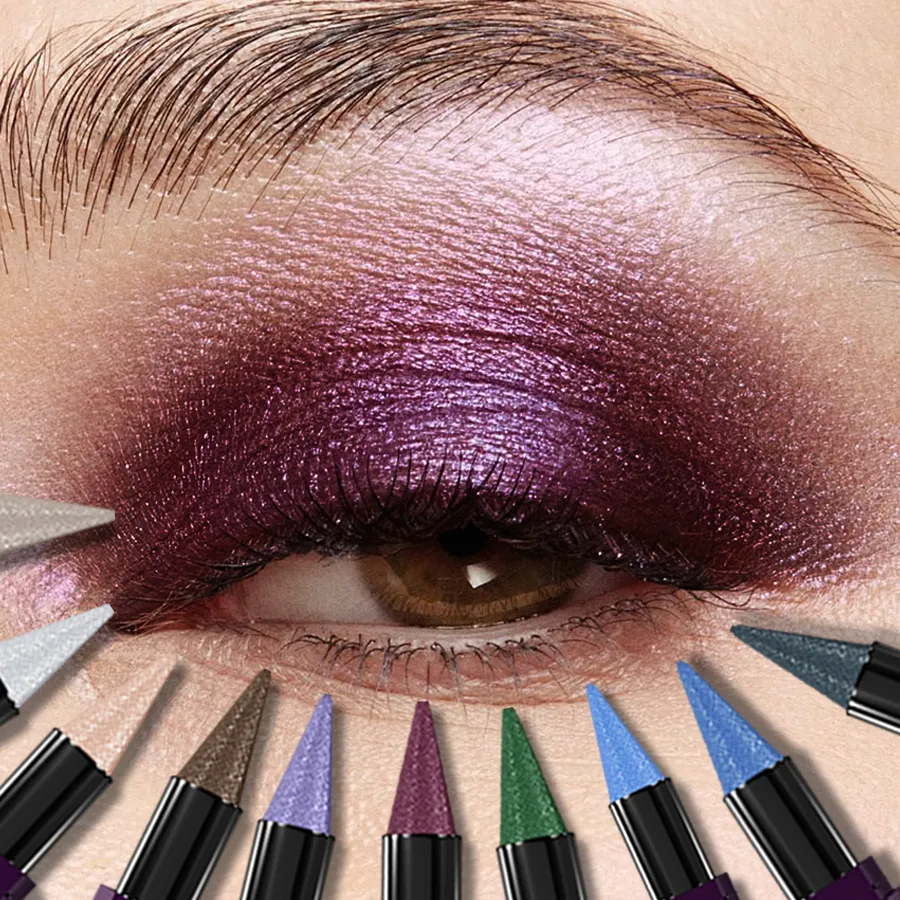 Bâton de fard à paupières en perles, 25 couleurs, 1 pièce, imperméable, longue durée, paillettes et couleur mate, maquillage, reflets du visage, cosmétiques, cadeau — image 3