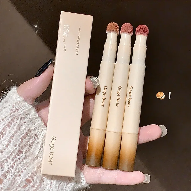 Gege Bear Velvet Matte Lip Powder Cream Long-Lasting Moisturizing Lipstick Autumn-Winter Color Natural-Looking Lip Stain — image 3