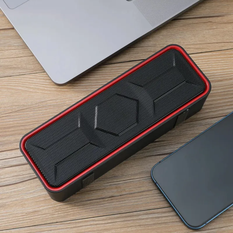 سمّاعات بلوتوث محمولة لاسلكية 10 وات سائق ثنائي ستيريو بصوت عالٍ TWS FM TF USB AUX حر اليدين BT 5.0 10H المنزل في الهواء الطلق — image 6