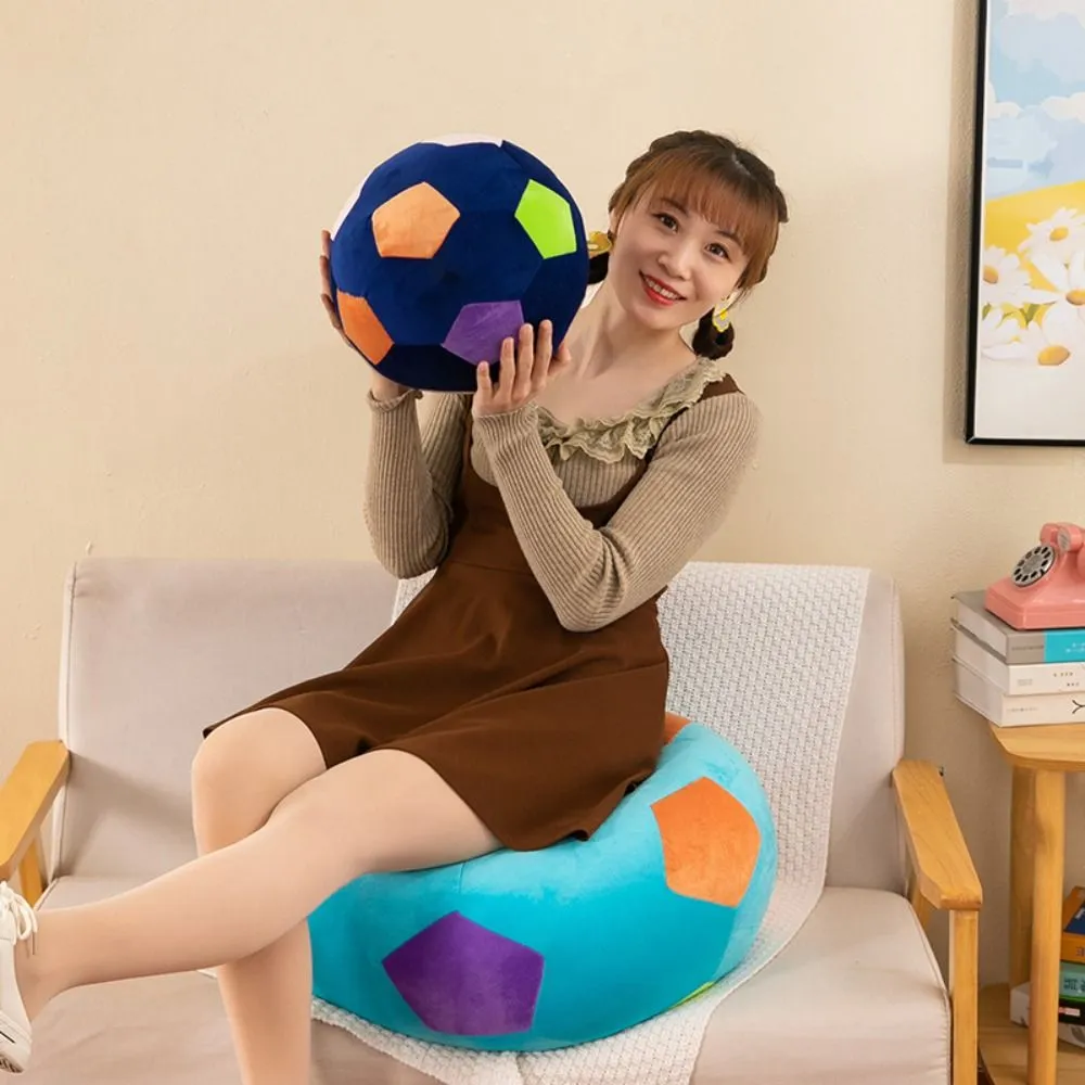 Kreative Simulation Basketball Hochwertiger Gefüllter Sportball Gefüllt 22 cm Weiches Fußballkissen Mädchen Junge