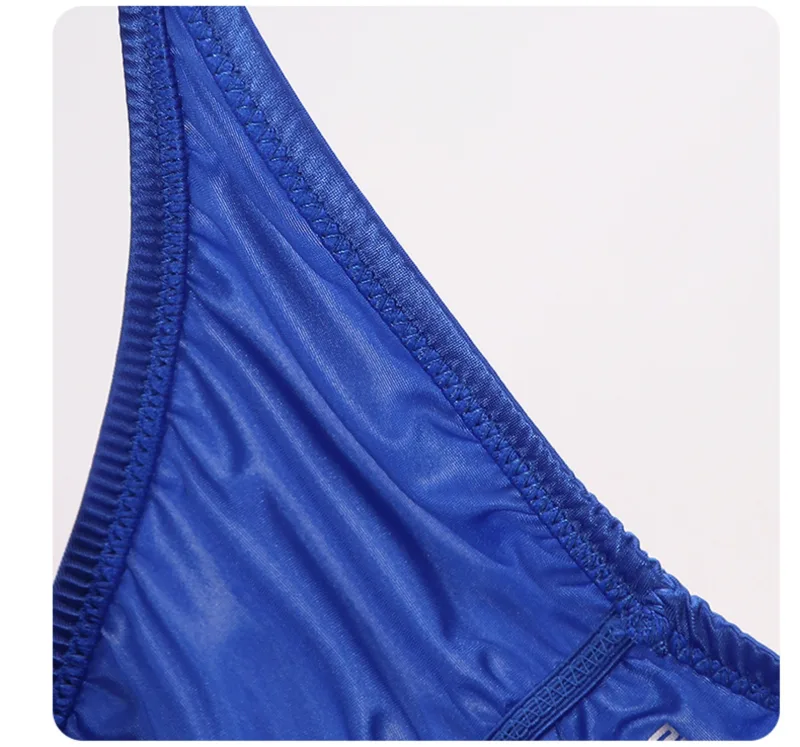 Men's Underwear Ice Silk Low Rise Sexy Bikini Briefs — image 10