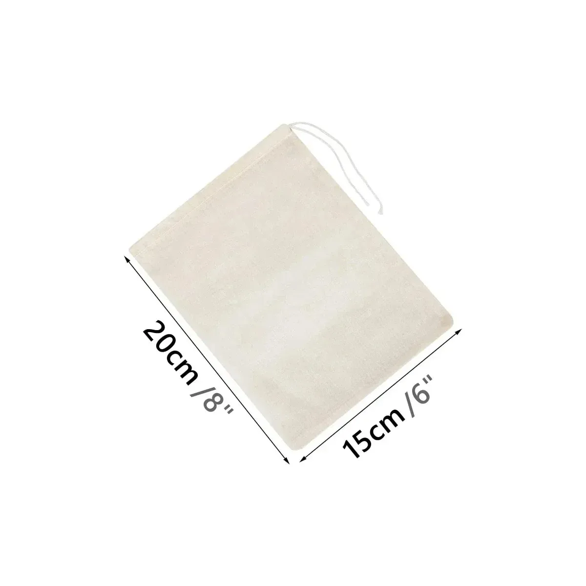 1/5Pcs Reusable Nut Milk Bags Strainers Unbleached Nylon Cheesecloth Bag Food Cheese Yogurt Filter Kitchen Fine Mesh Strainer — image 9