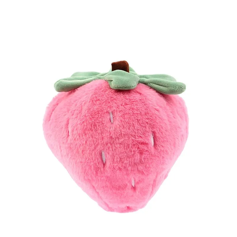 Super Soft Strawberry Pillow Toy Creative Lightweight Pink Strawberry Pillow Doll Home Decorative Doll Ornaments for Girls Gift